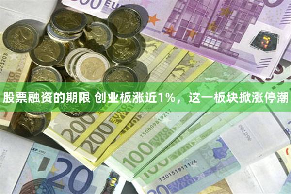 股票融资的期限 创业板涨近1%，这一板块掀涨停潮