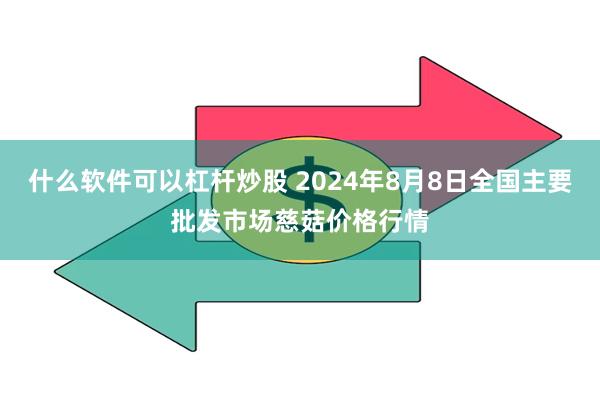 什么软件可以杠杆炒股 2024年8月8日全国主要批发市场慈菇价格行情