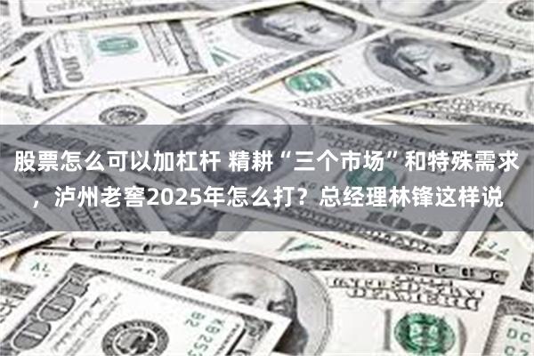 股票怎么可以加杠杆 精耕“三个市场”和特殊需求，泸州老窖2025年怎么打？总经理林锋这样说