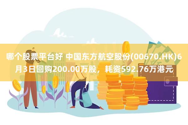 哪个股票平台好 中国东方航空股份(00670.HK)6月3日回购200.00万股，耗资592.76万港元